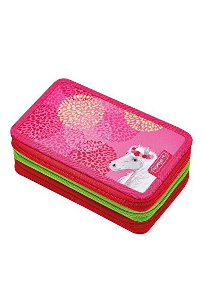 Herlitz Penar complet echipat cu 31 de piese, model Bloomy Horse, culoare mul...