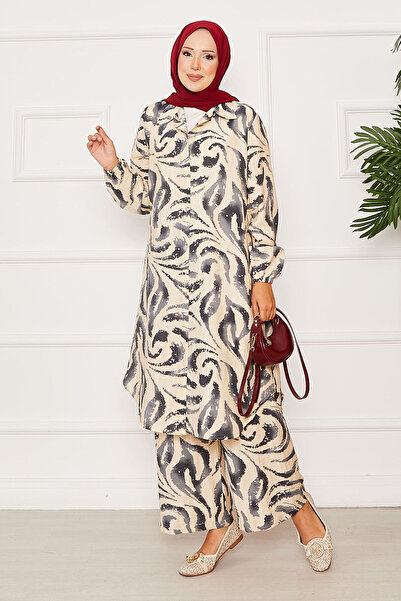 EBRUTESETTÜR Full Buttoned Sleeve Rubber Detailed Double Suit