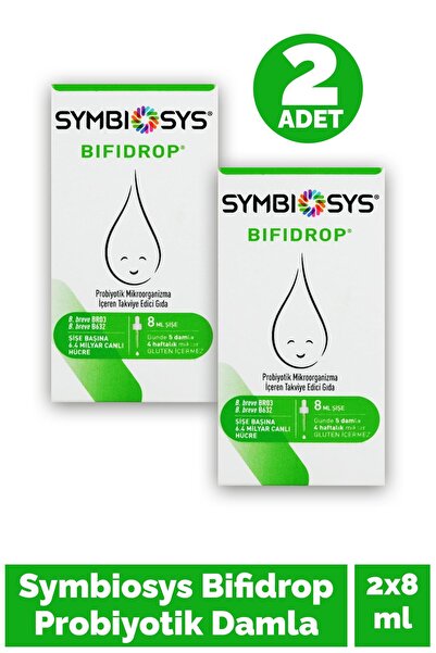 Seddar Collection Symbiosys Bifidrop Probiyotik Damla 8 ml 2 Adet