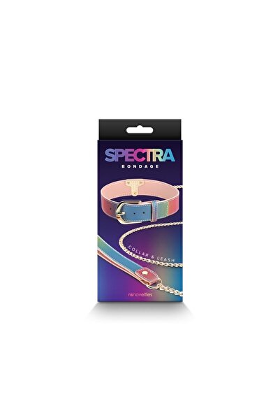 Ns Toys Set zgardă și lesă, NS Toys Spectra Bondage, multicolor