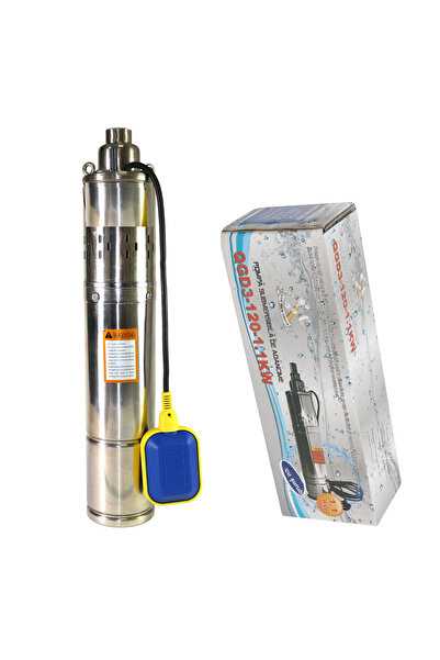 OEM Υποβρύχια αντλία νερού 1,1KW, 3m3h, 120m, LUKTECH QGD3-120-1.1, με πλωτήρα