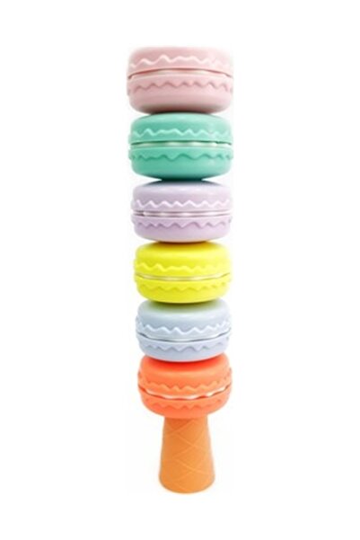 tüftürük مظهر الماكرون - هايلايتر على شكل مجموعة ألوان باستيل مكونة من 6 قطع