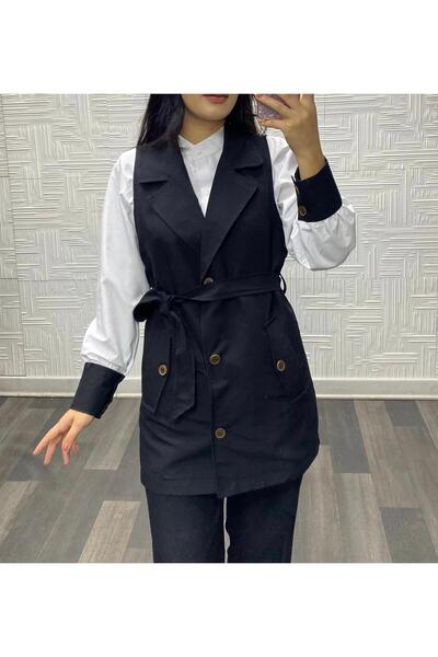 My Destino Double Shirt Linen Vest
