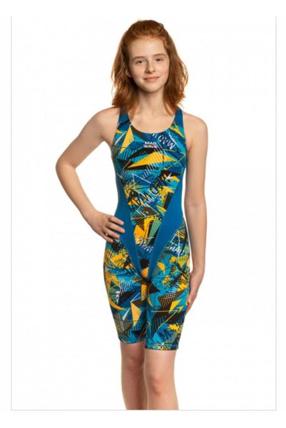 Mad Wave Girl's Swimsuit Antichlor Kneeskin