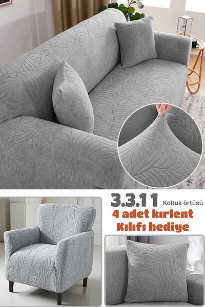 BONJOUR MADAME Leaf Pattern Seat Cover 3.3.1.1 Seat Cover Cushion Cover with Gift