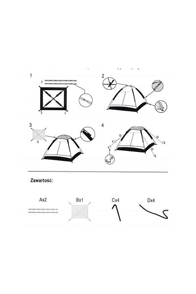 SERSIMO Beach or camping tent, waterproof, with UV protection, 4 seats, 210x240x130cm, blue gray