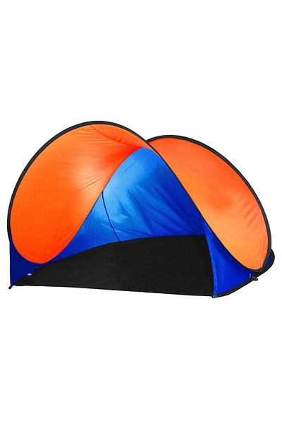 SERSIMO Semi-open Beach and Picnic Tent, UV Protection, 200x120x110cm, Orange
