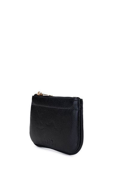 Tamer Tanca Unisex Γνήσιο Δερμάτινο Μαύρο Χαβιάρι Θήκη Κάρτας