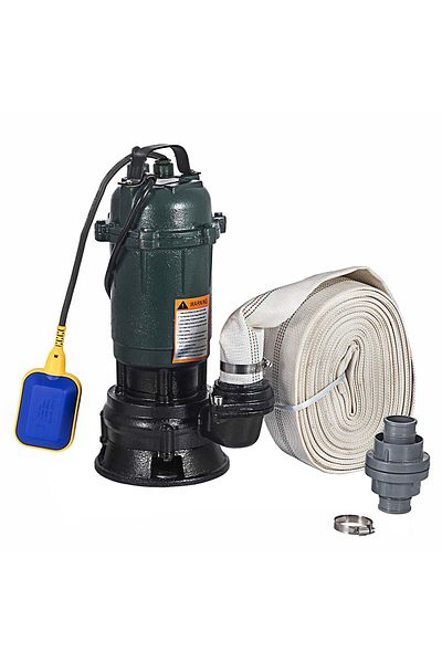 OEM Pompa apa murdara, CIZOTTI WQD10-8-3000 W+20m furtun pomperi 2"