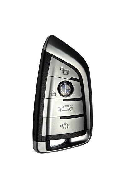 OEM Carcasa cheie BMW knife X5 X6 cu 4 butoane, gri, cu breloc MATY KEY