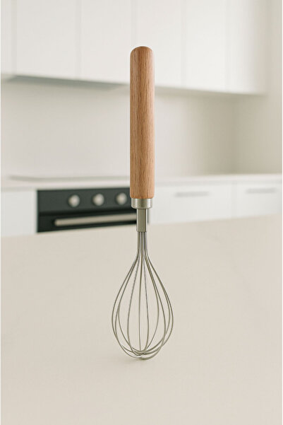 TUMU LIFE Bambu Saplı Çırpıcı Yeni Model Mikser Krem Sos Karıştırıcı Metal Saplı