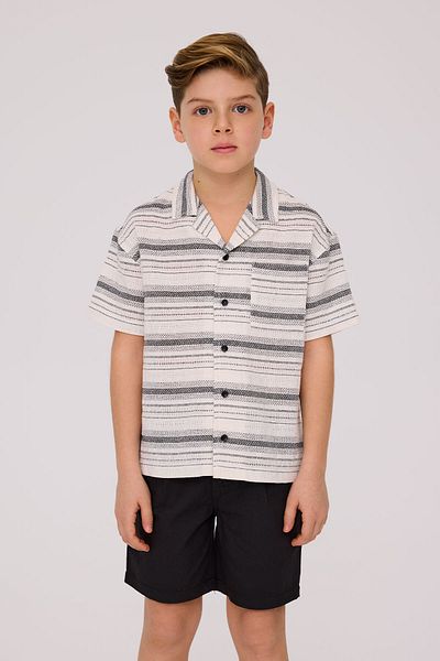 Nebbati Boy Striped Shirt