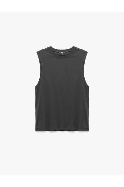 Koton Crew Neck Regular Fit Cotton Sleeveless T-Shirt