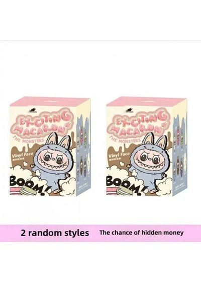 Pop Mart Labubu Doll Second-Generation Heart Macaron Vinyl Blind Box