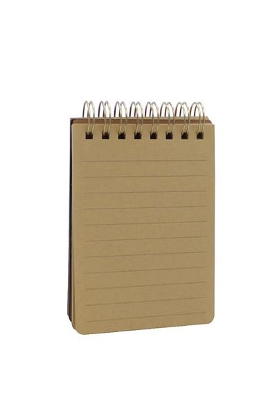 Roco Memo Notebook A7 120 Pages (60 Sheets) – Kraft Paper Pocket Notebook for Daily Jotting