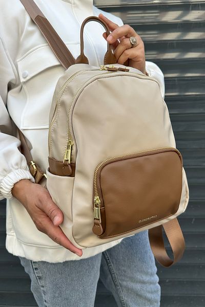 Just Polo Imported Satin Fabric Backpack and School Bag