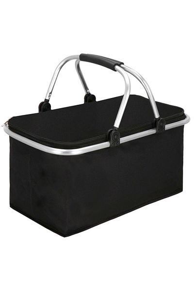 SERSIMO Geanta pentru picnic sau plaja, termoizolanta, 28 litri, negru
