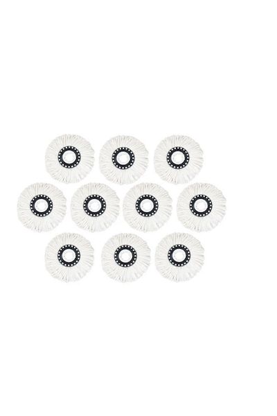 Zambak Plastik Set 10 rezerve mop ZAMBAK Plastic Clean 360, microfibra