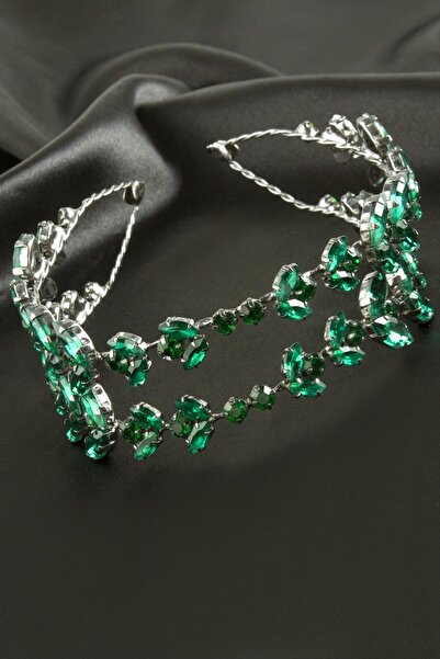 Silahlı Tower Accesoriu de păr înclinabil Crystal Stone