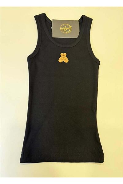 GESVAGES Teddy Bear Printed Tank Top