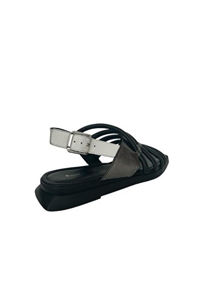 KEMAL TANCA 862 M-709 Women's Khaki Leather Sandals