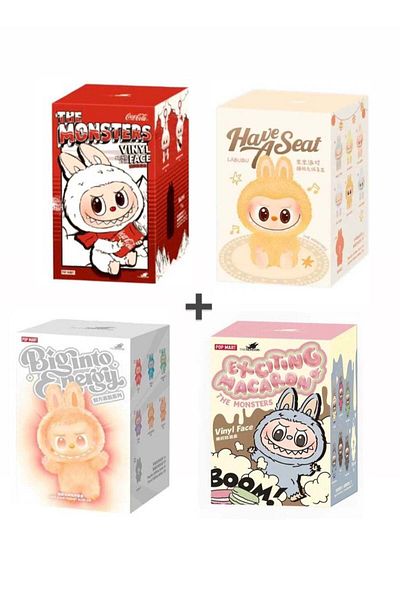 Pop Mart Labubu Generations Full Set - 4 Iconic Figures Depicting Labubu's Evolution