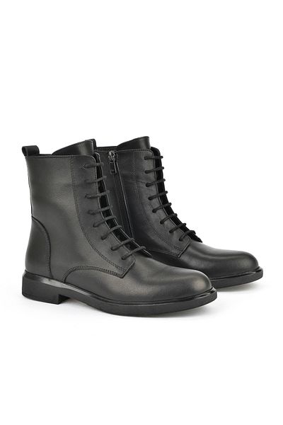 Ziya , Women's Genuine Leather Boots 1531050Z26103454K Black