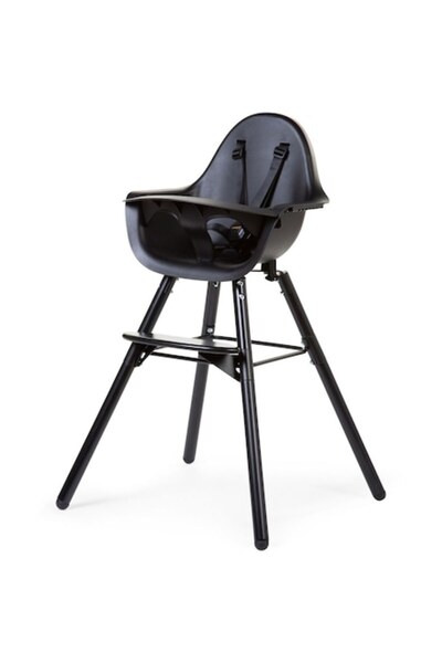 CHILDHOME Ρυθμιζόμενο ύψος καρεκλάκι φαγητού Evolu 2, μαύρο
