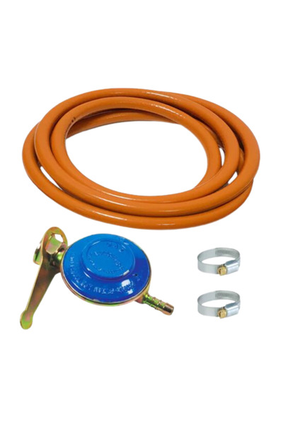 Wertcraft Aragaz emailat maro, 1 ochi + Kit reglabil gpl RH-10 + Tub flex 2M+2 Coliere