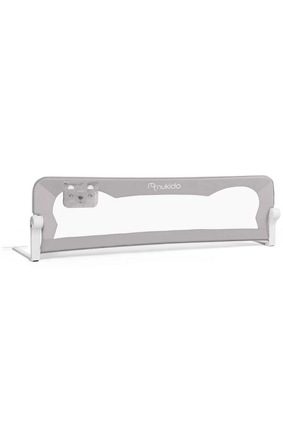NUKIDO Bariera de protectie pentru pat copii 180 x 35 x 42 cm,cadru rezistent,sistem de siguranta impotriva
