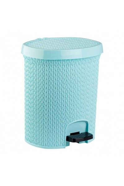 OEM Coș de gunoi cu pedală, plastic, 5,5 litri, Myhomes, turcoaz