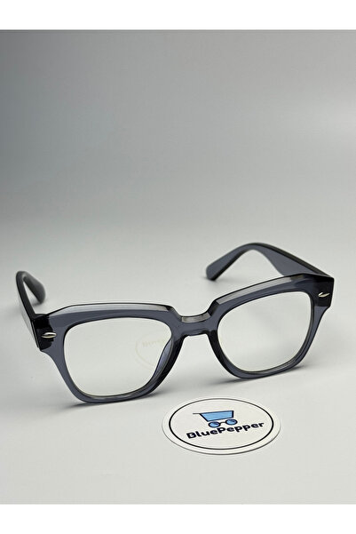 BluePepper Venus Grey Blue Light Filter Screen Glasses Can Change Optical Compatible Glasses