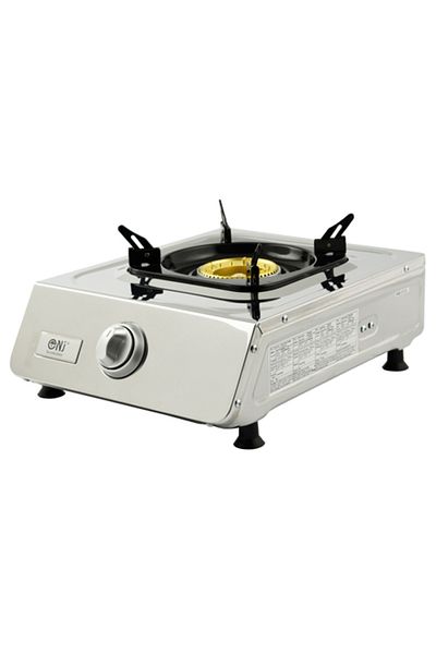 OEM Aragaz cu 1 ochi, NJ, NGB-100, Argintiu, Otel inoxidabil, 3.8 kW, 38 x 29 x 12 cm