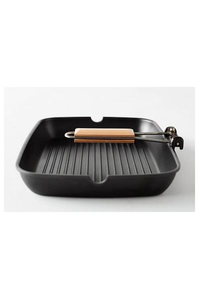 OEM Grunberg HXG 36 ld Grill Pan, 36 cm, Black