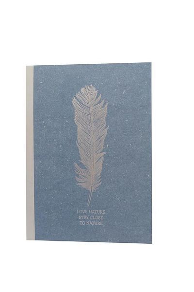 Roco Notebook B5 160 Pages (80 Sheets) – Feather Love Nature Design for Everyday Writing