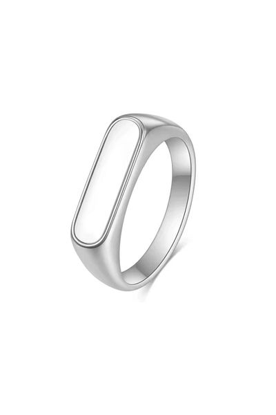 Belora Diora Ring With Zirconium, Silver Size 9