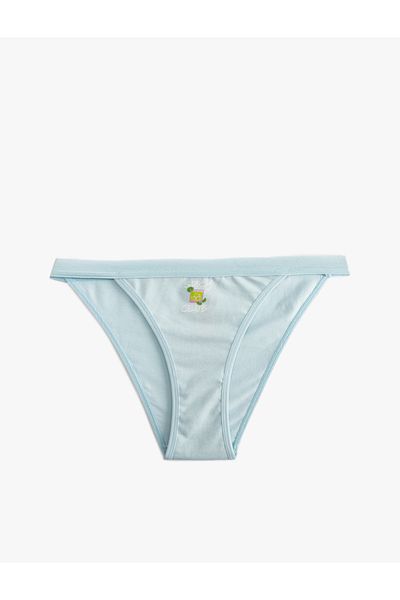 Koton Comfortable Fit Cotton Printed Brazilian Panties