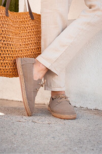 by selvi Lukka Shoes Ανδρικές εσπαντρίλιες από συνθετικό δέρμα Sahra με κορδόνια