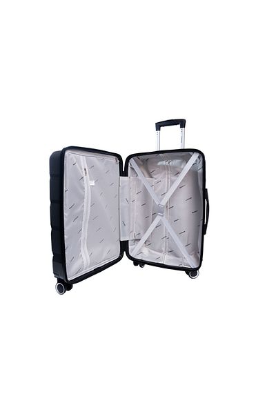 aventor Troler mediu AV102, bagaj de cală, 62,5x40,5x25 cm, polipropilenă, TSA, antracit