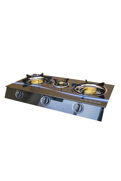 OEM Aragaz cu 3 ochiuri din sticla si inox MSA GS03-4