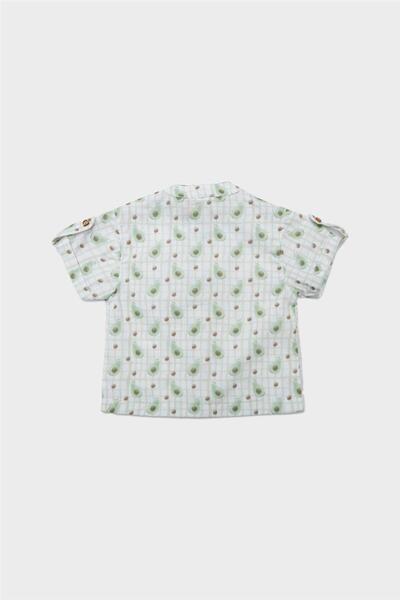 Layette Baby Boy Patterned Shirt