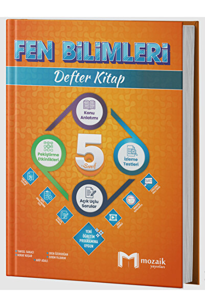 Evrensel İletişim Yayınları 5.sınıf Mozaik Intro Fen Bilimleri Defter Kitap / Konu Anlatımlı - Pekiştirme Etkinlikler -açık Uçlu