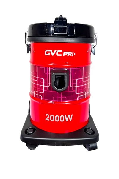 GVC PRO مكنسة كهربائية أسطوانية سعة 21 لترًا وقوة 2000 واط