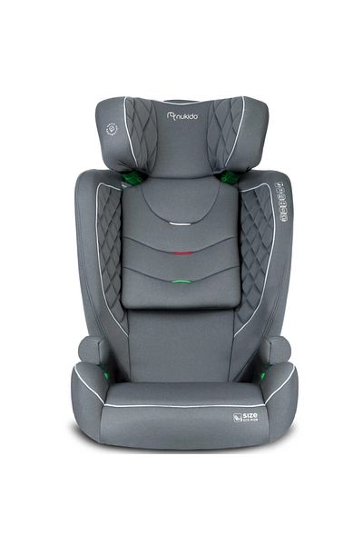 NUKIDO Scaun auto copii cu isofix,tetiera reglabila in 12 pozitii,husa detasabila,indicatori instalare cent