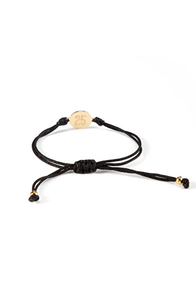 GSStore Galatasaray 5 Yıldızlı Bronz Mineli İp Bileklik U251494