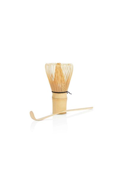 Aquasedna فرشاة خلط شاي ماتشا من الخيزران وملعقة خفق من الخيزران