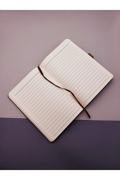 PRATİKOBA Black Lined Notebook