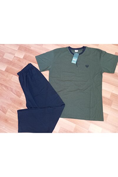GLİSA IŞILAY ERKEK KISA KOL PİJAMA TAKIMI
