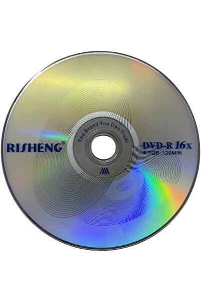 Risheng قرص DVD-R 16X سعة 4.7 جيجابايت/120 دقيقة - عبوة من 50 قرصًا