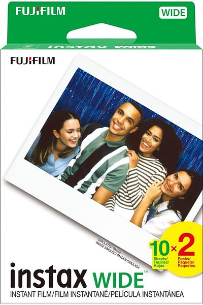 Fujifilm فيلم Instax Wide - 20 ورقة